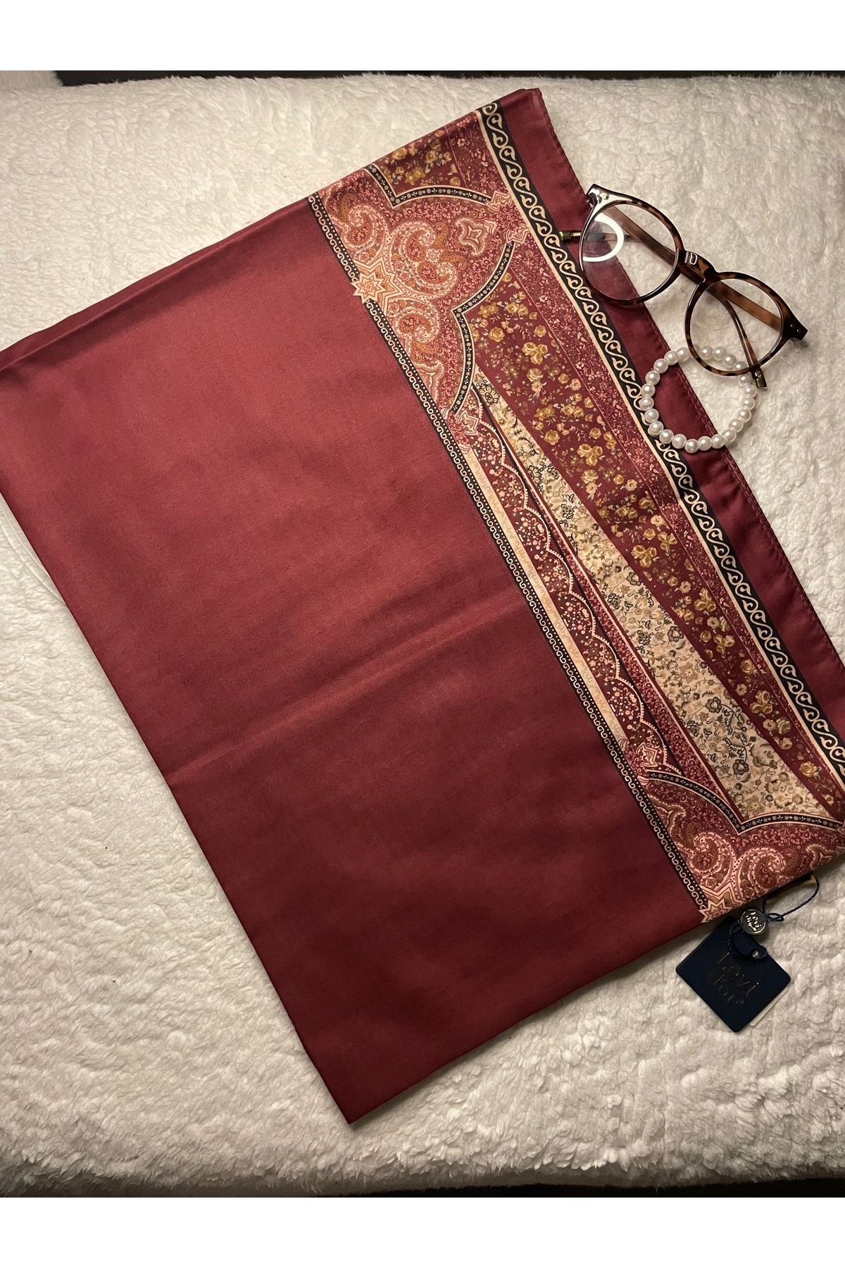 şal bordo Bordo  90 x 190