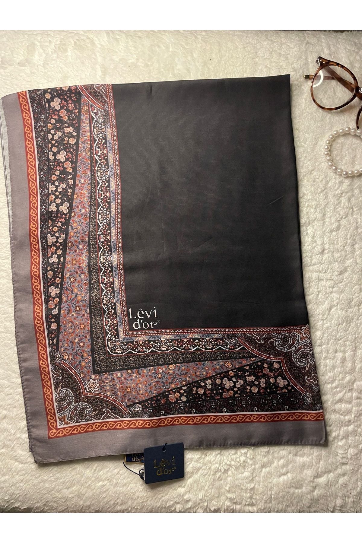 siyah şal Siyah  90 x 190