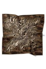 gold zebra desenli eşarp Gold 0