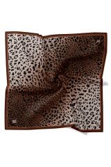 leoparlı eşarp Kahverengi 0