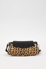 LEVİDOR LEOPAR DESENLİ  ÇANTA Siyah AA