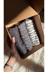3lü D desen şal Çok renkli Tek Ebat 90 x 180